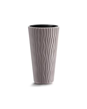 POTE DE FLOR SAND SLIM-MOCCA 34.9X34.9X62CM