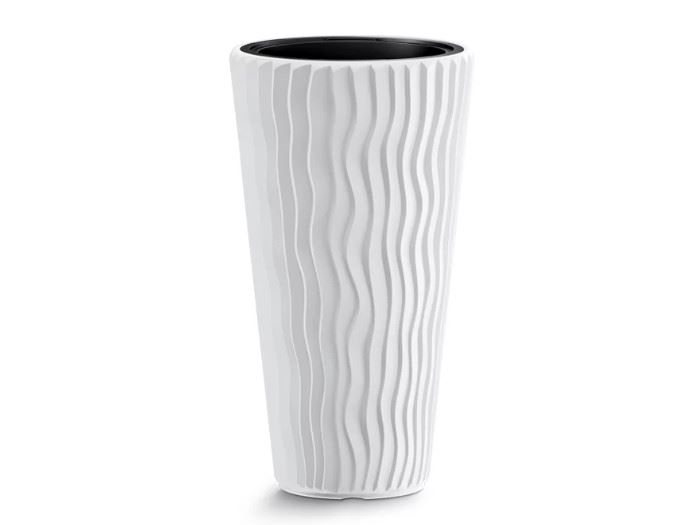 POTE DE FLOR SAND SLIM-BRANCO 34.9X34.9X62CM