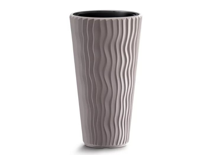 POTE DE FLOR SAND SLIM-MOCCA 39X39X70.8CM