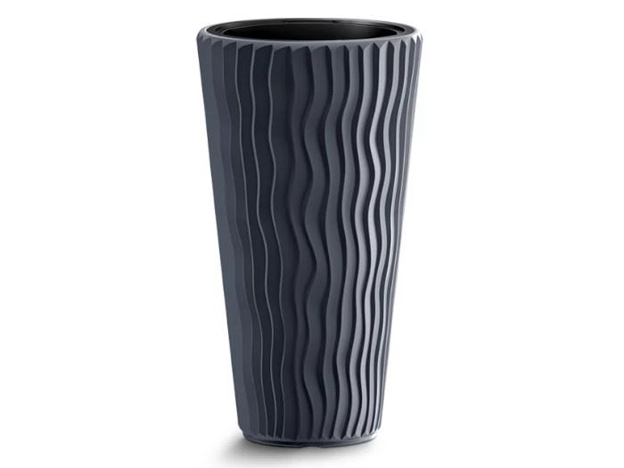 POTE DE FLOR SAND SLIM-ANTHRACITE 39X39X70.8CM