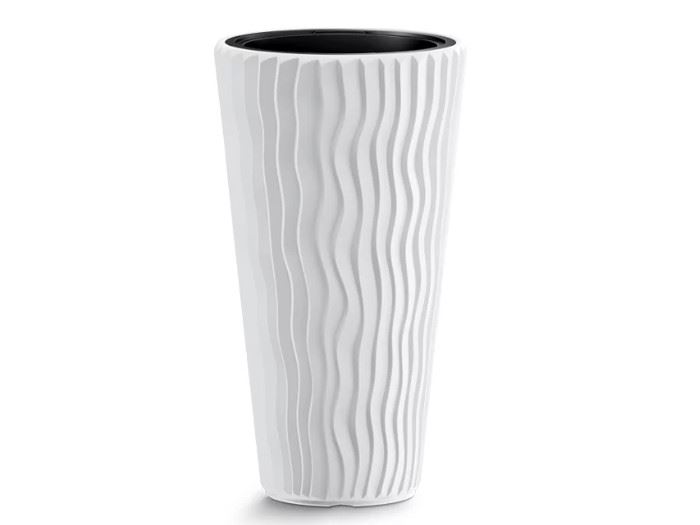 POTE DE FLOR SAND SLIM-BRANCO 39X39X70.8CM