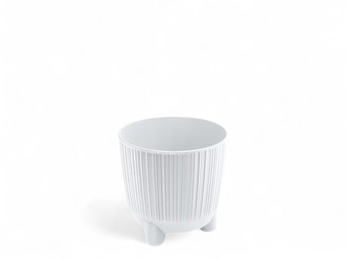 VASO RYFO N BRANCO  10,7x10,7x10,5 CM