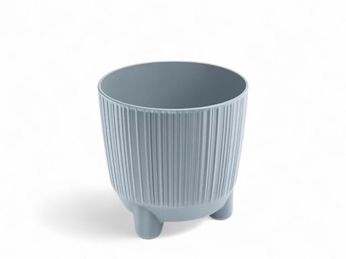 VASO RYFO CINZA CLARO 14,5x14,5x14,5CM