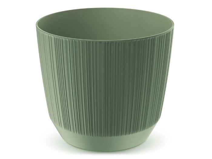 VASO P/ FLOR RYFO - VERDE TERRA 16.8X16.8X14.7CM