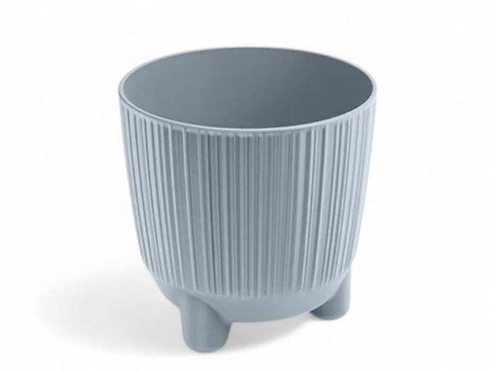 VASO RYFO CINZA CLARO 19,5x19,5x19,4 CM
