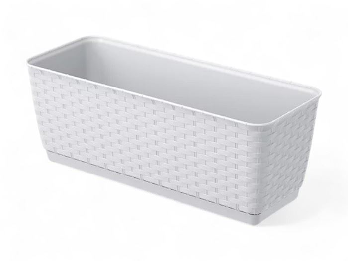 VASO RATOLLA P BRANCO 38,6x15,4x14,2CM