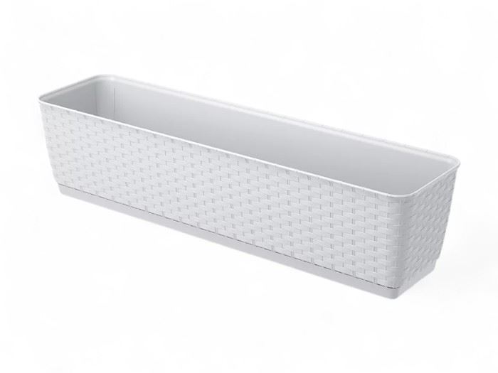 VASO RATOLLA P BRANCO 59x15,4x14,2CM