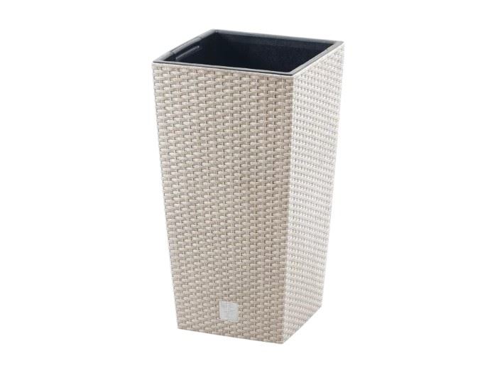 POTE RATO QUAD. ECO WHITE 24X24X45CM