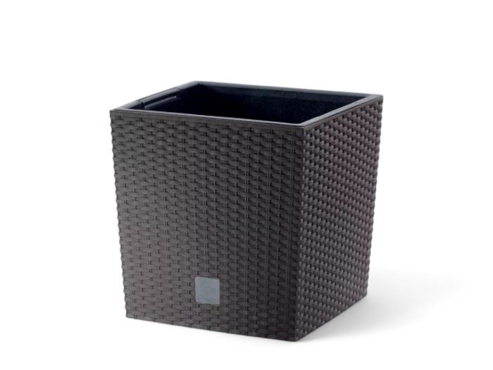 POTE RATO LOW QUAD.CASTANHO 32X32X32,5CM UMBER