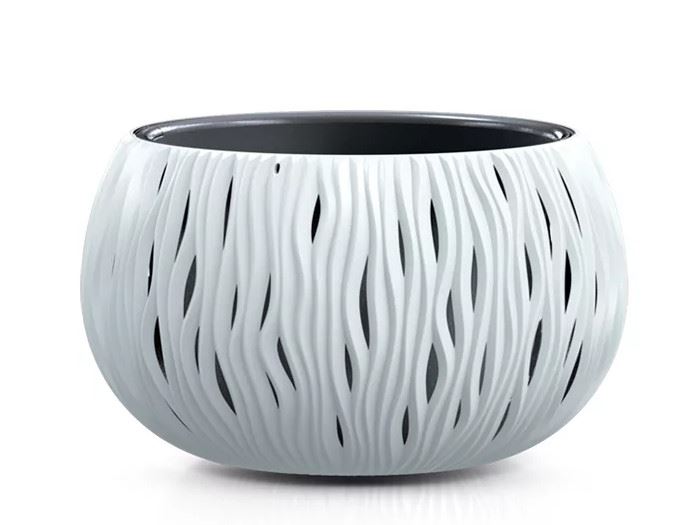 POTE FLOR BOWL SANDY-BRANCO 37X37X21.8CM