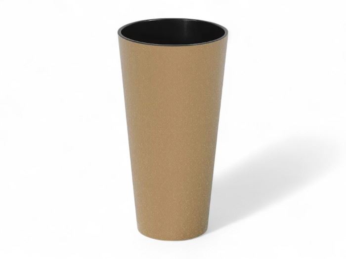 VASO TUBUS SLIM ECO WOOD NATURO 25X25X47,6cm