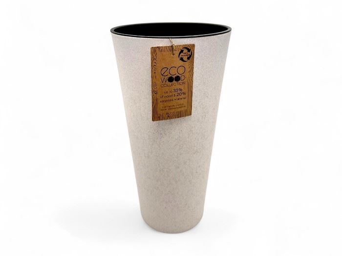 VASO TUBUS SLIM ECO WHITE 25X25X47,6cm