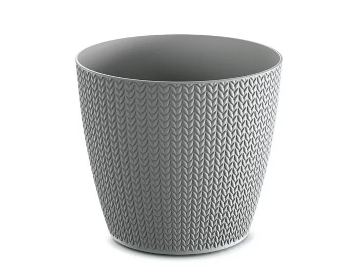 POTE FLOR WHEATY-CINZENTO 15.7X15.7X13.8CM