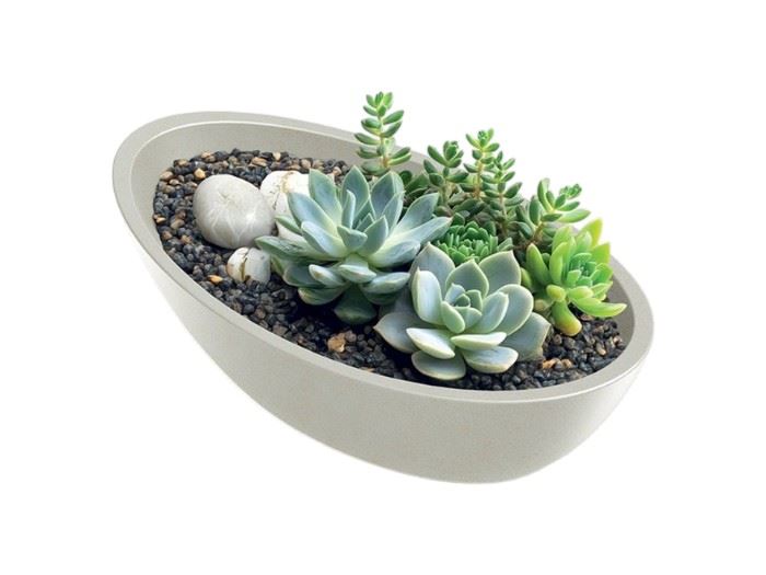 Vaso Aria Oval areia