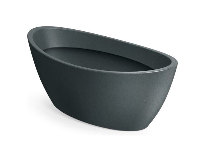 Vaso Aria Oval grafite