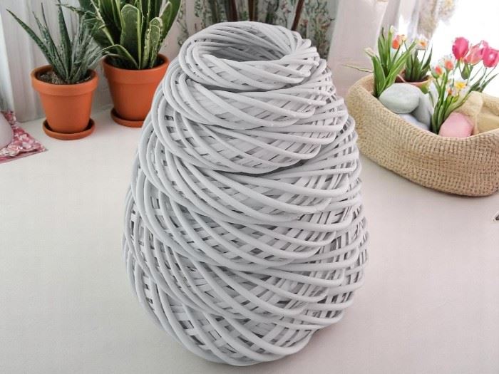 COROA VIME BRANCA  35x6CM