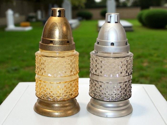 CANDEEIRO DE VIDRO 17 CM