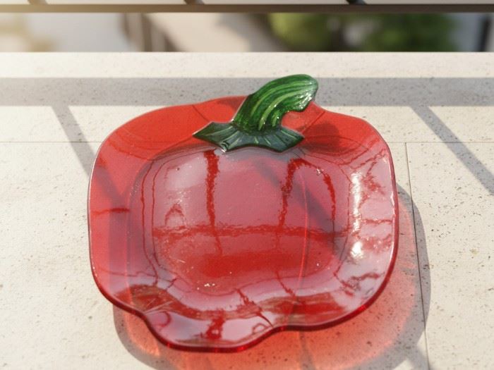 PRATO VIDRO PIMENTO 31X2,5X38CM