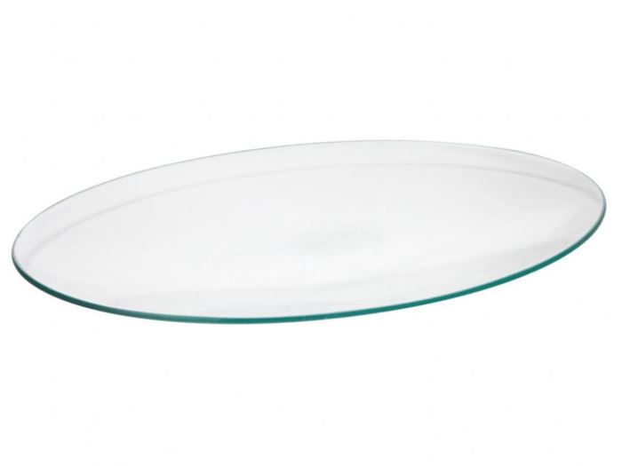PRATO VIDRO TRANSP.RED. LISO 15CM