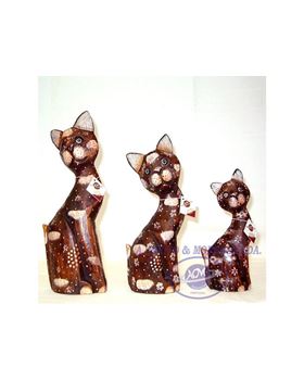 CONJ. 3 GATOS 20CM|25|30CM