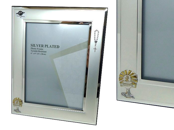 MOLDURA PRATA 15X20CM C/APLIC.