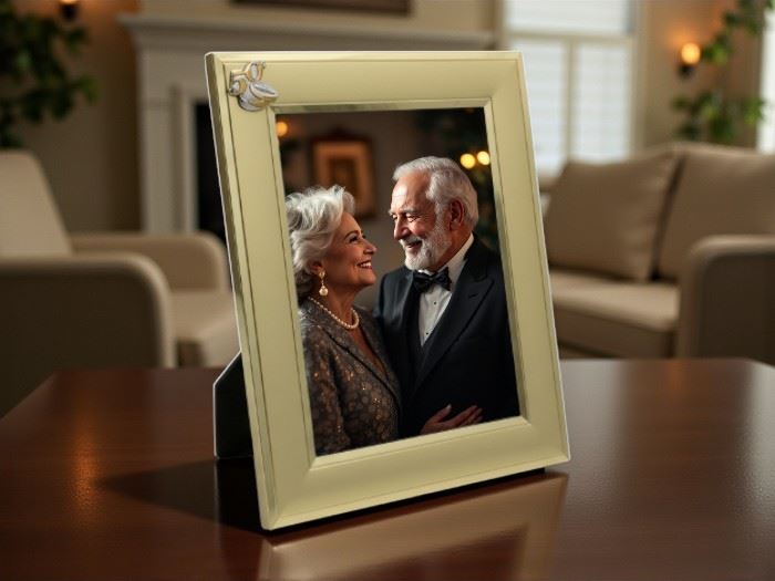 Moldura 15x20cm  C/ Aplic 50 Anos