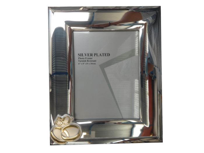 MOLDURA PRATA 15X20 C/ APLIC. 50 ANOS