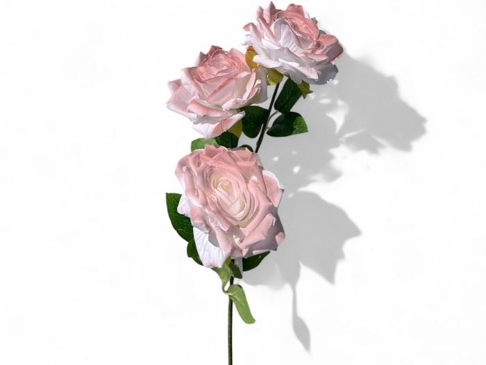 HASTE ROSA MAGICA X 3 ROSA VELHO  50CM