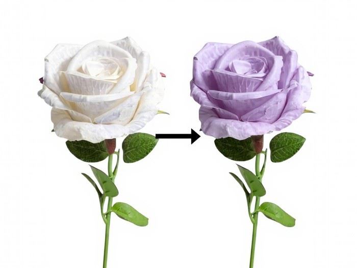 HASTE ROSA MAGICA  50CM LILAS