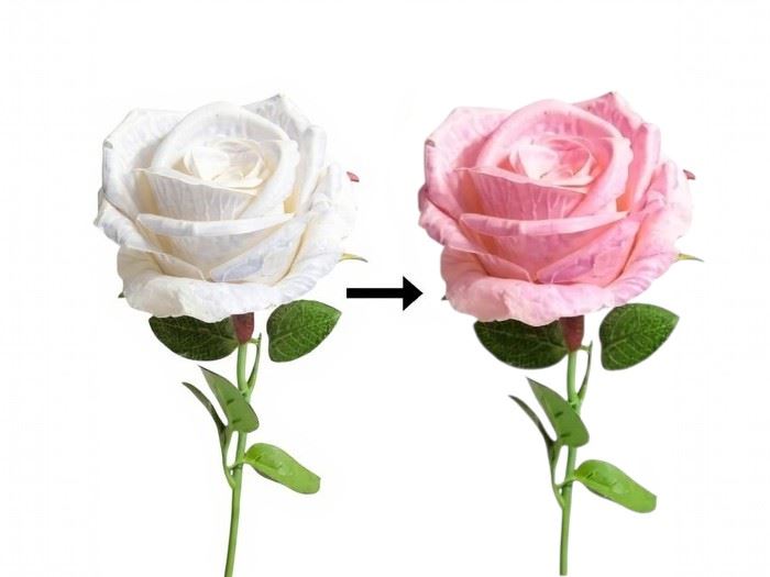 HASTE ROSA MAGICA  50CM ROSA VELHO