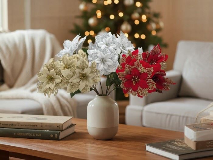 FLOR NATAL 32CM 3 SORTIDAS