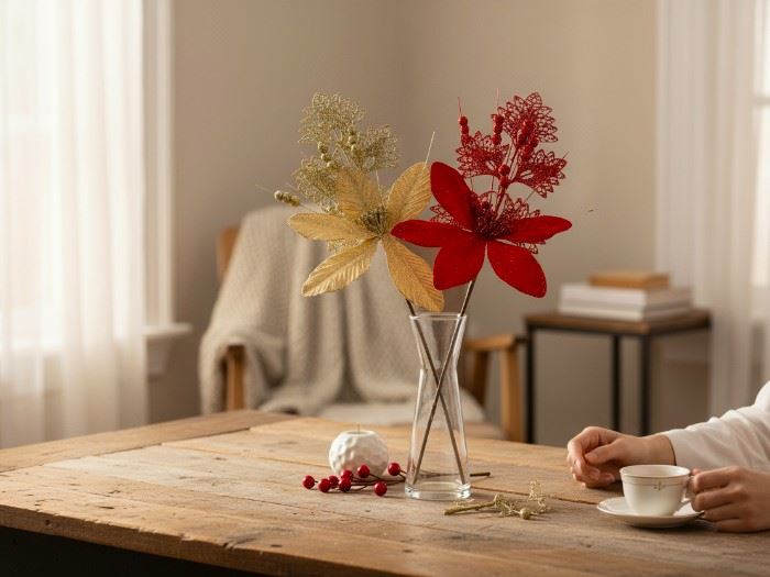 FLOR NATAL 60 CM 4 SORTIDAS