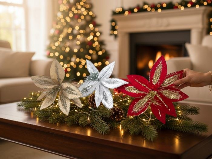 FLOR NATAL 50 CM 3 SORTIDAS