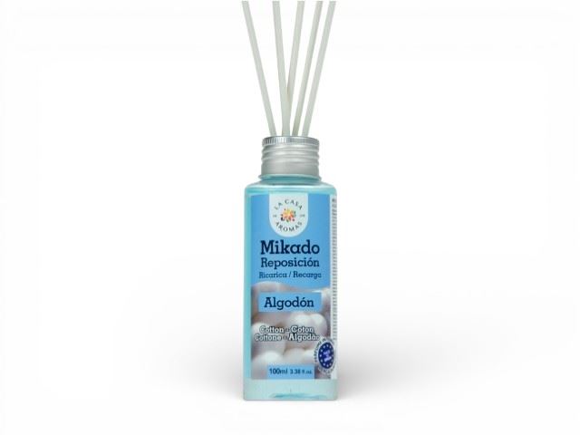 AMBIENTADOR EM STICK C/ DIFUSOR 100ML AROMA ALGODAO