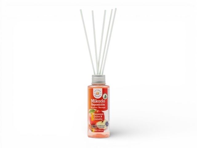 AMBIENTADOR EM STICK C/ DIFUSOR 100ML AROMA MAÇA E CANELA