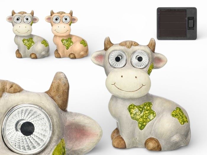 VACA SOLAR SORT. 2 13 x 18 x 21 cm