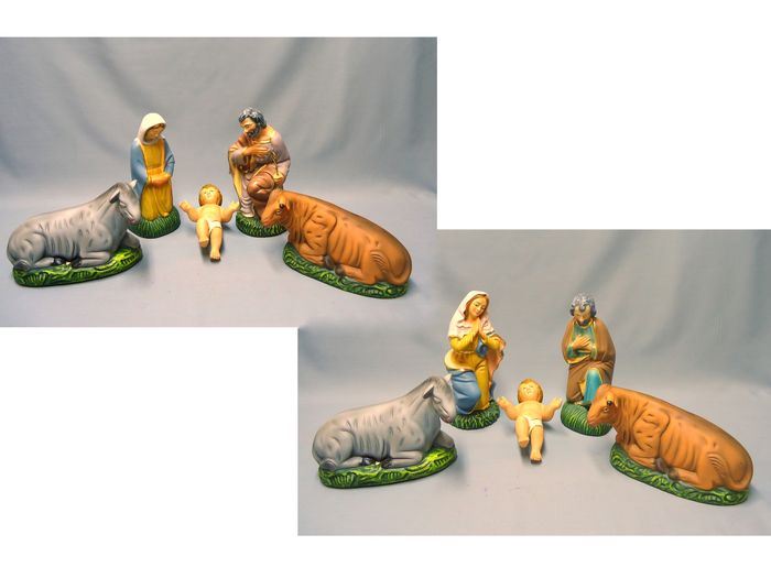 PRESEPIO BARRO 5P 25CM PEÇAS SORT.(SEM REIS)