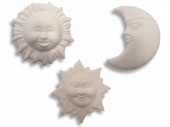 SOL, LUA, ESTRELA TERRA COTA MED 16.5CM