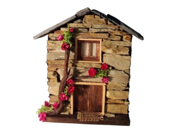 ARTESANATO FACHADA CASA 14X12CM