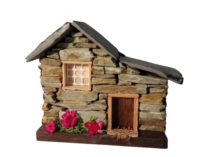ARTESANATO CASA COM AVANÇADO 11X9CM
