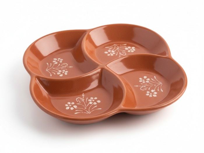 PRATO APERITIVO FLOR 3X030X6CM