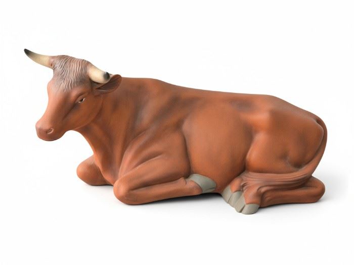 BOI DEITADO PRESEPIO 25X55CM