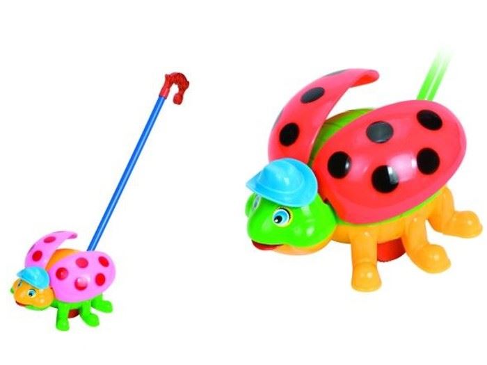 BRINQUEDO JOANINHA DE EMPURRAR