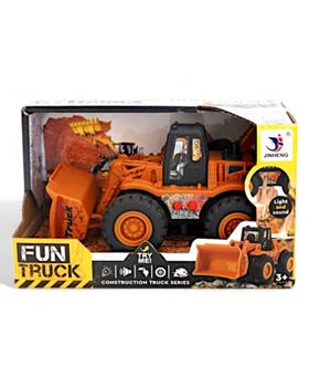 MAQUINA CARREGADORA OBRAS FUN TRUCK 18*10*11CM