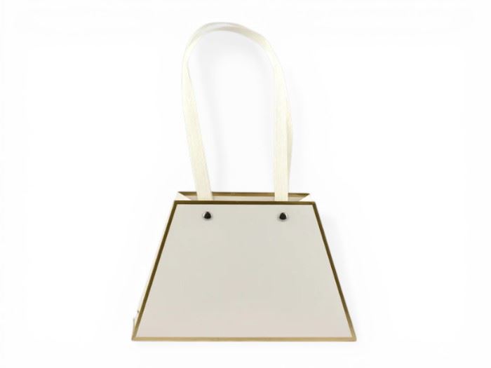 MALA  P/ FLORES  BRANCA 13X21CM