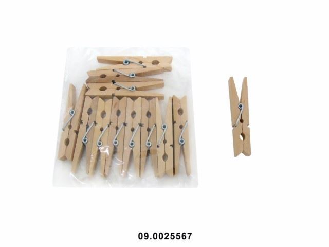 EMB. C/12 MOLAS MADEIRA NATURAL 7CM