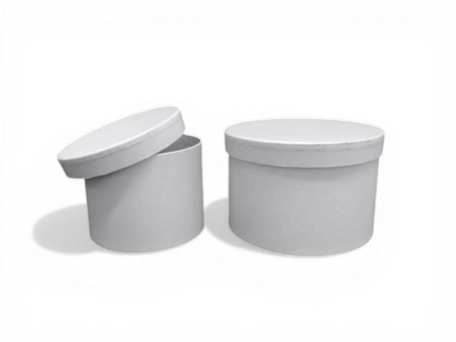 CONJ. 2 CAIXAS CARTAO COR BRANCO 15X10CM