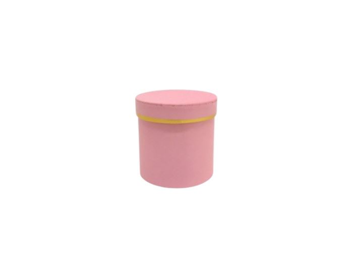 CAIXA CARTAO RED. COR ROSA CLARO 8X8CM