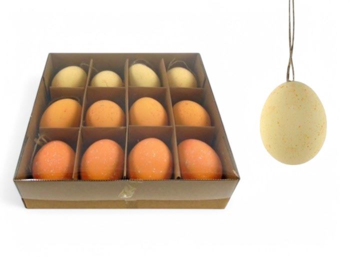 CAIXA C/12 OVOS LARANJA 20X20CM