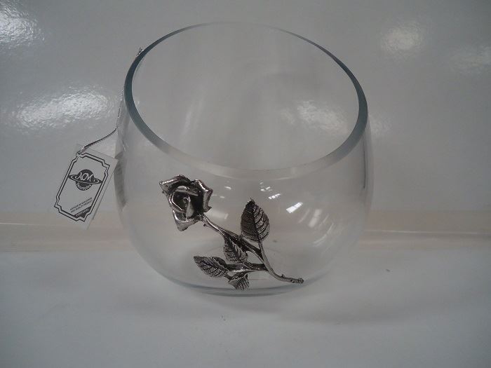 JARRA OVAL 19X15CM C/ ESTANHO